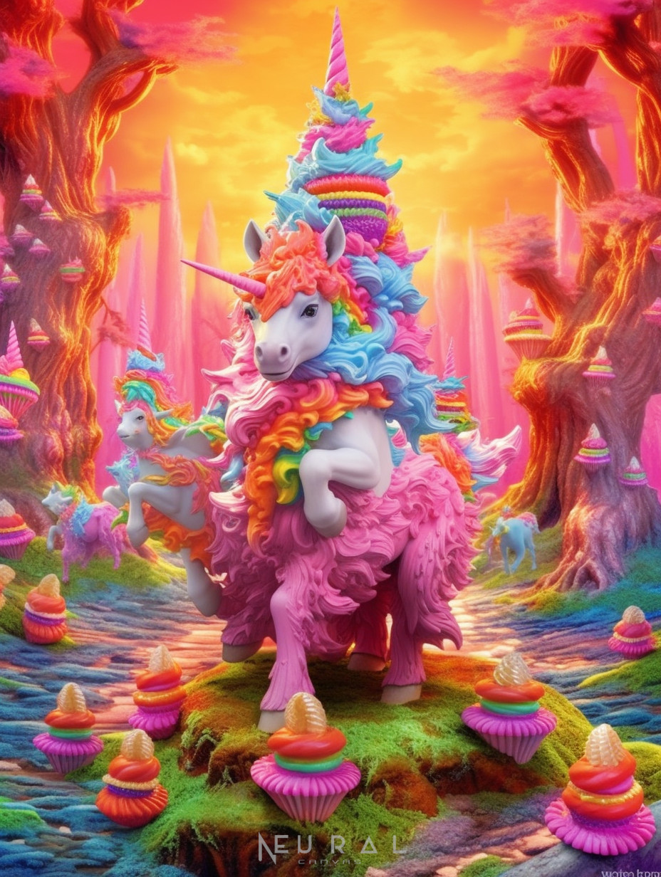 Pink Fluffy Pink Fluffy Unicorns Dancing On Rainbows by NeuralCanvas on DeviantArt
