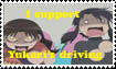 Azumanga stamp:Yukari Driving