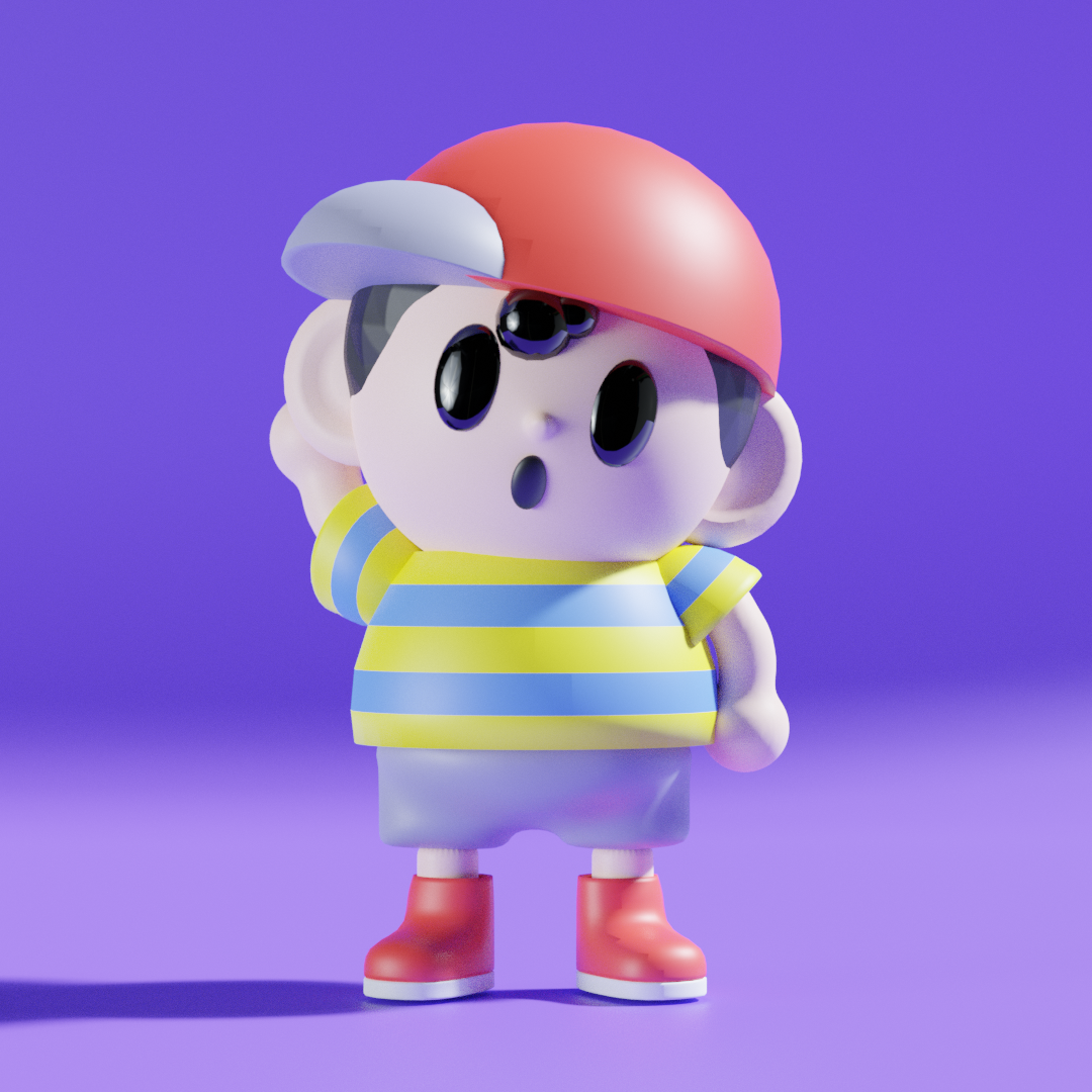 Earthbound Inflated Ness- Earthbound by butylhorse on DeviantArt