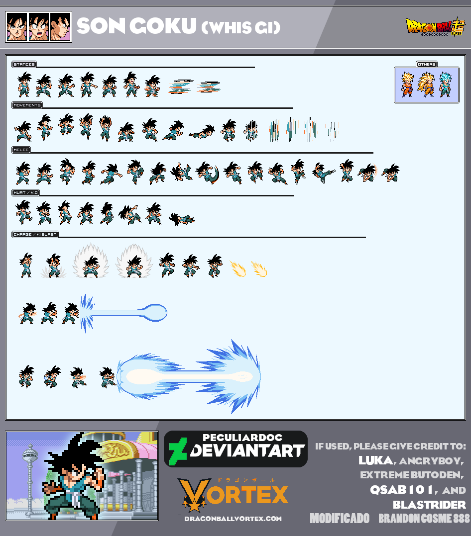 Goku LSW Traje Maestro Sheet Mod v2 by BrandonCosme888 on DeviantArt