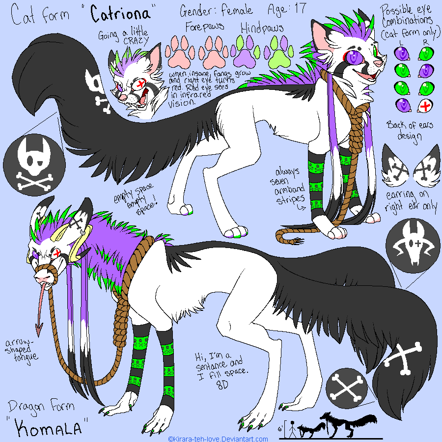 Fursona-Dragonsona Ref [OLD!]