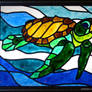 Sea Turtle Faux Stained Glass