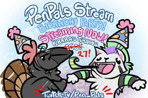 PenPals Streaming Live! Birthday Party!