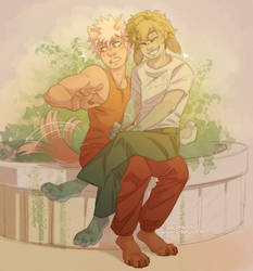 BkDk Inktober Day 13 - Hybrids