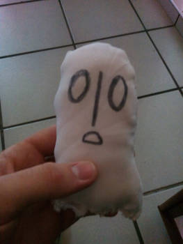 I did a Napstablook plushie.