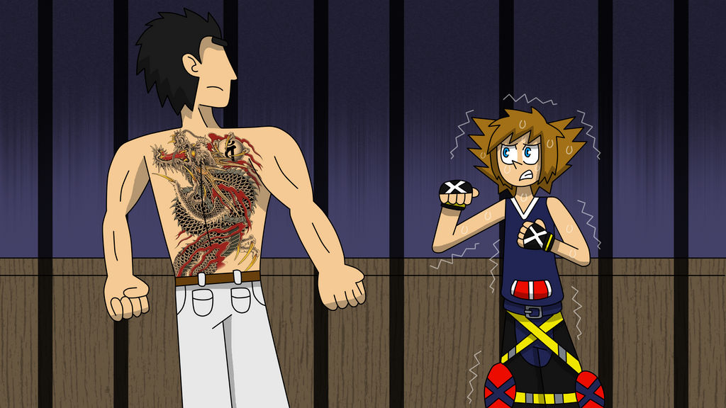 Sora VS Kazuma Kiryu