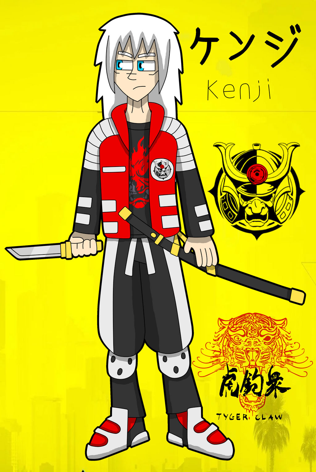 Cyberpunk Edgerunners 2077 OC: Kenji