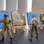 GI Joe at my mini art gallery