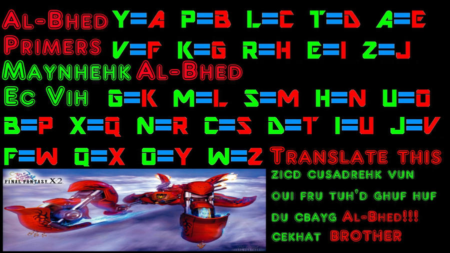 Al Bhed Script Al Bhed Primers Wallpaper by thebluestreak69 on DeviantArt