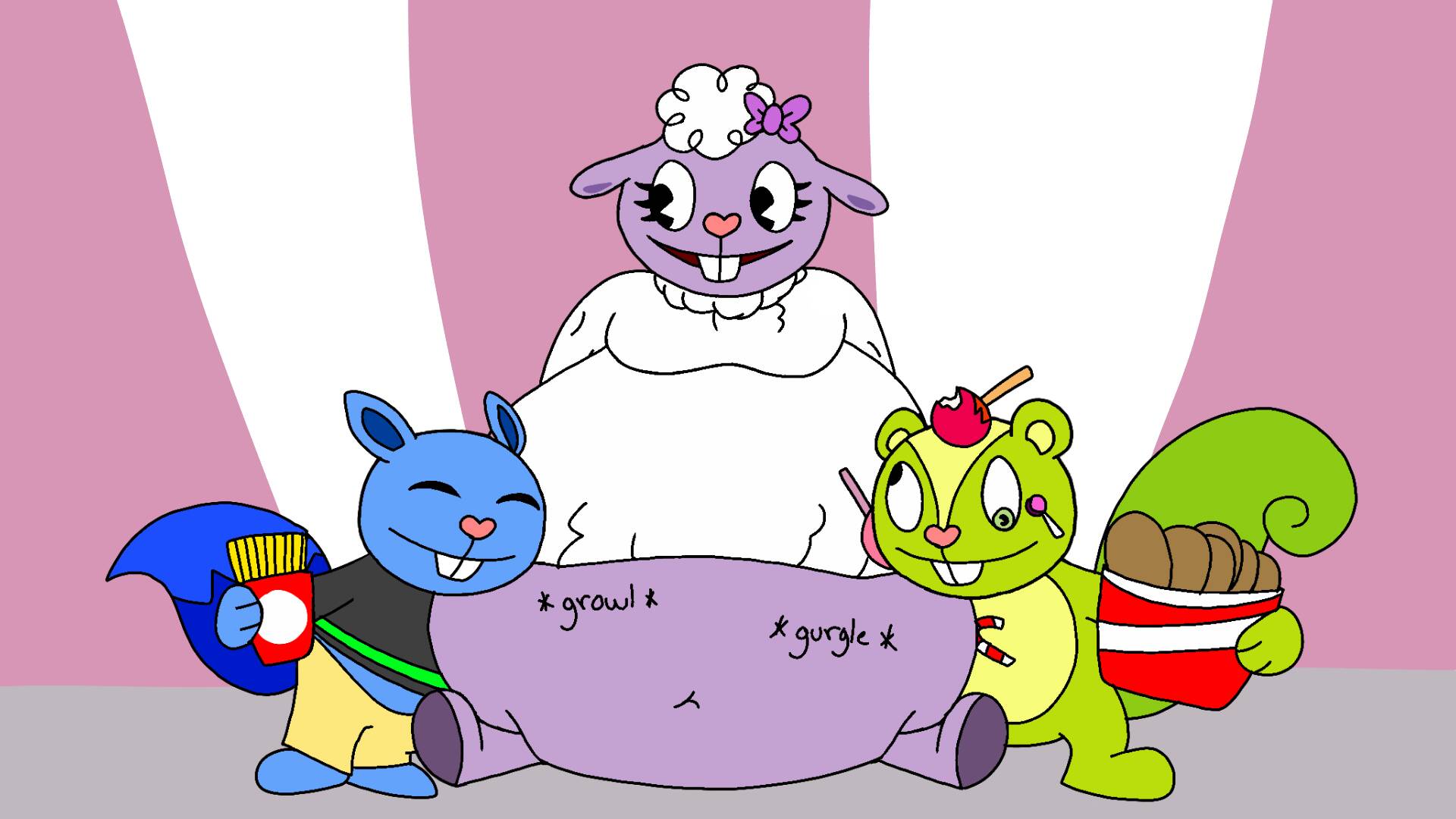 BV, Nutty and Lammy by ThisIsDeshawnHarvey on DeviantArt