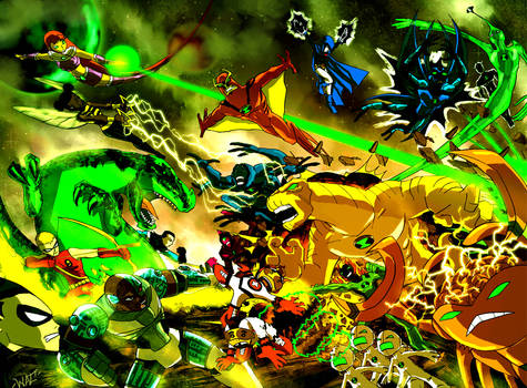 Teen Titans vs Alienforce