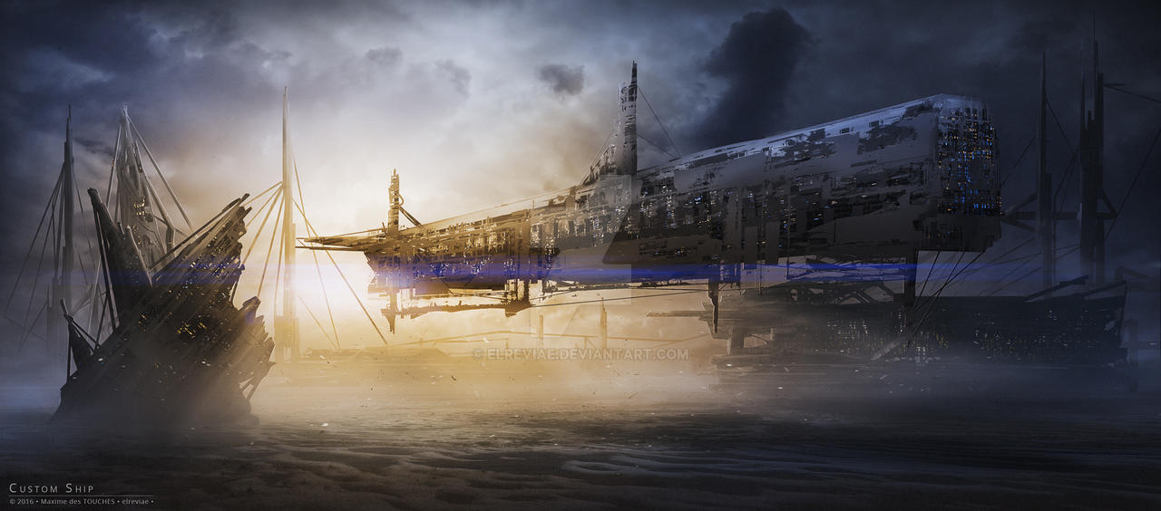 Custom Ship by elreviae on DeviantArt