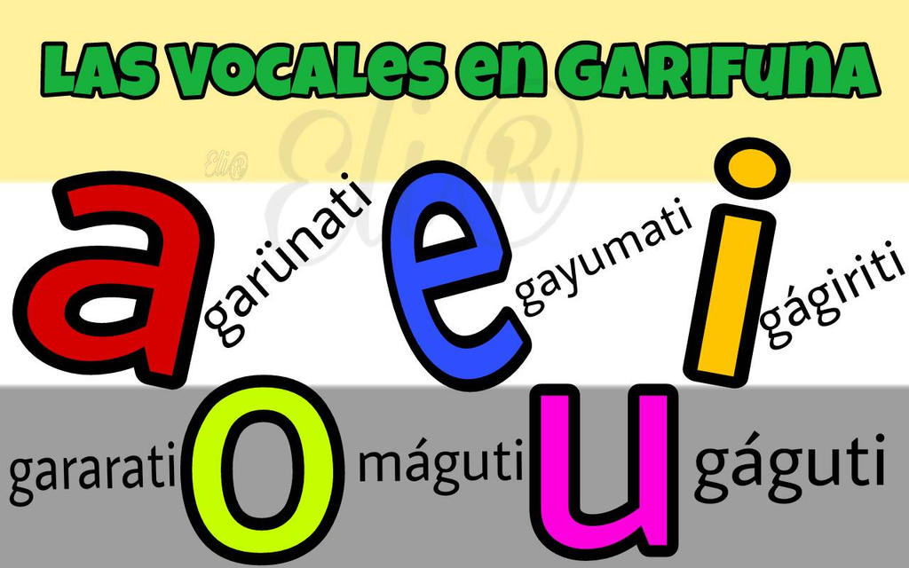 Las Vocales en Garifuna by Eli21Perez on DeviantArt