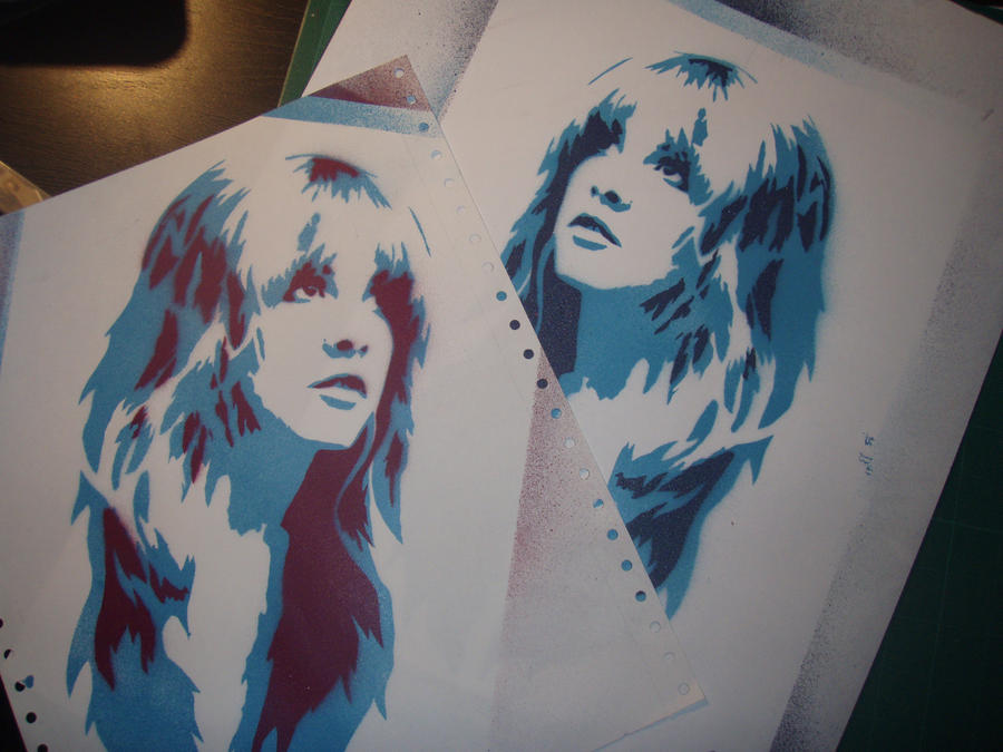 Stevie Nicks stencil