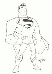 sketchy : Retro Superman