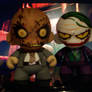 The Joker and Scarecrow Munny