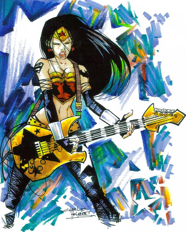 Marker: Rock Star Wonder Woman