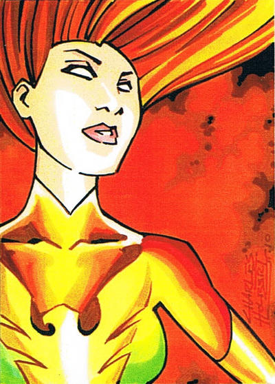 Phoenix sketch card