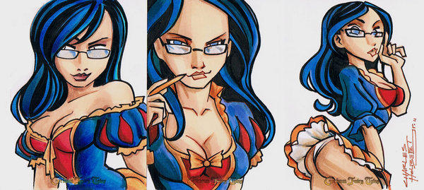 Grimm Fairy Tales Sela sketch cards