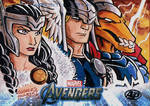 Avengers AP Thor Sif Bill by KidNotorious