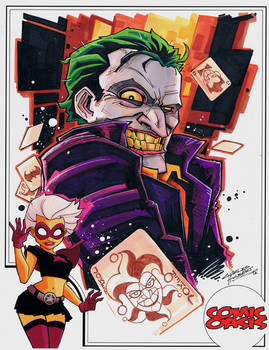 Comic Oasis Cardstock Joker