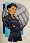 Maria Hill by KidNotorious