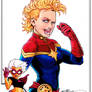 Comic Oasis Cardstock Captain Marvel