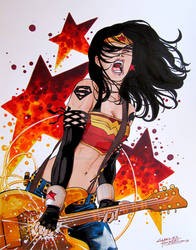 Rock Star Wonder Woman