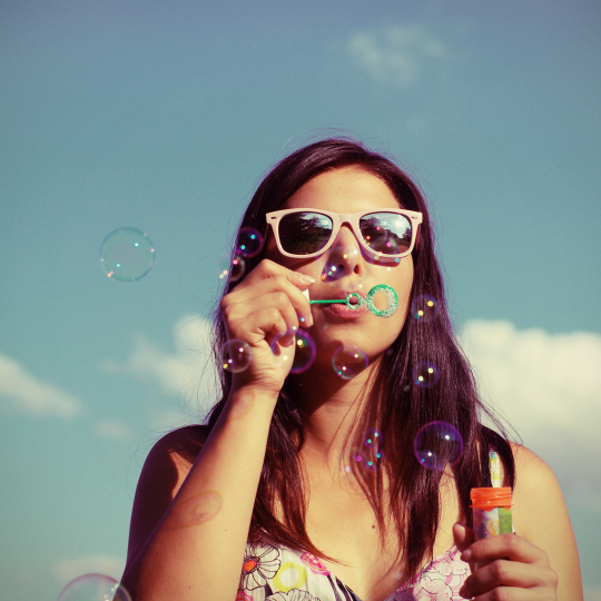 Bubbles of summer