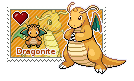 Dragonite stamp by SilverdragonKathy