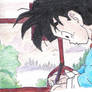 Gohan working