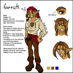 Garrick Character Sheet