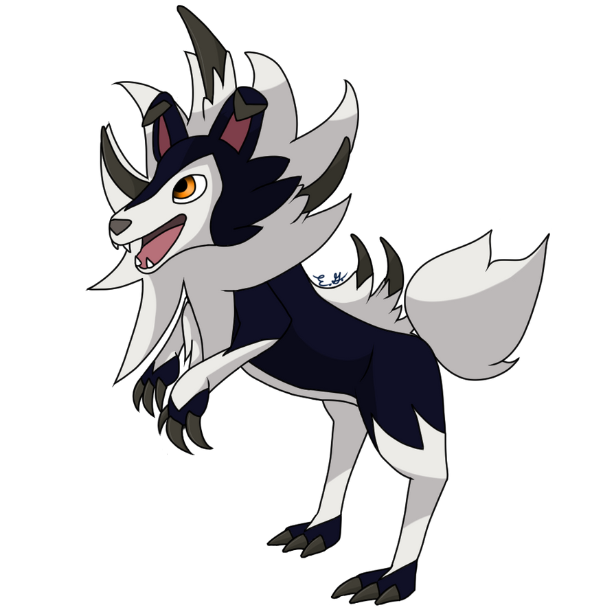 Lycanroc Eclipse Form by Karionite35 on DeviantArt