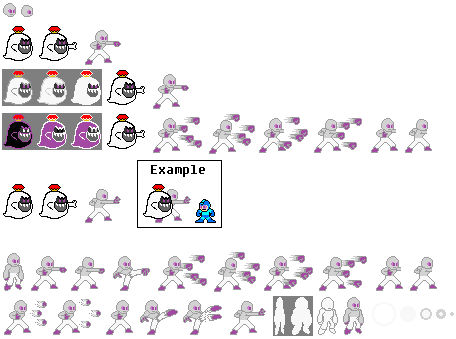 King Boo 8 Bit Weapons by kaithehedgefox10 on DeviantArt