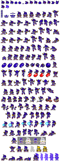 Super Neo Metal Sonic sprite sheet by madness8 on DeviantArt