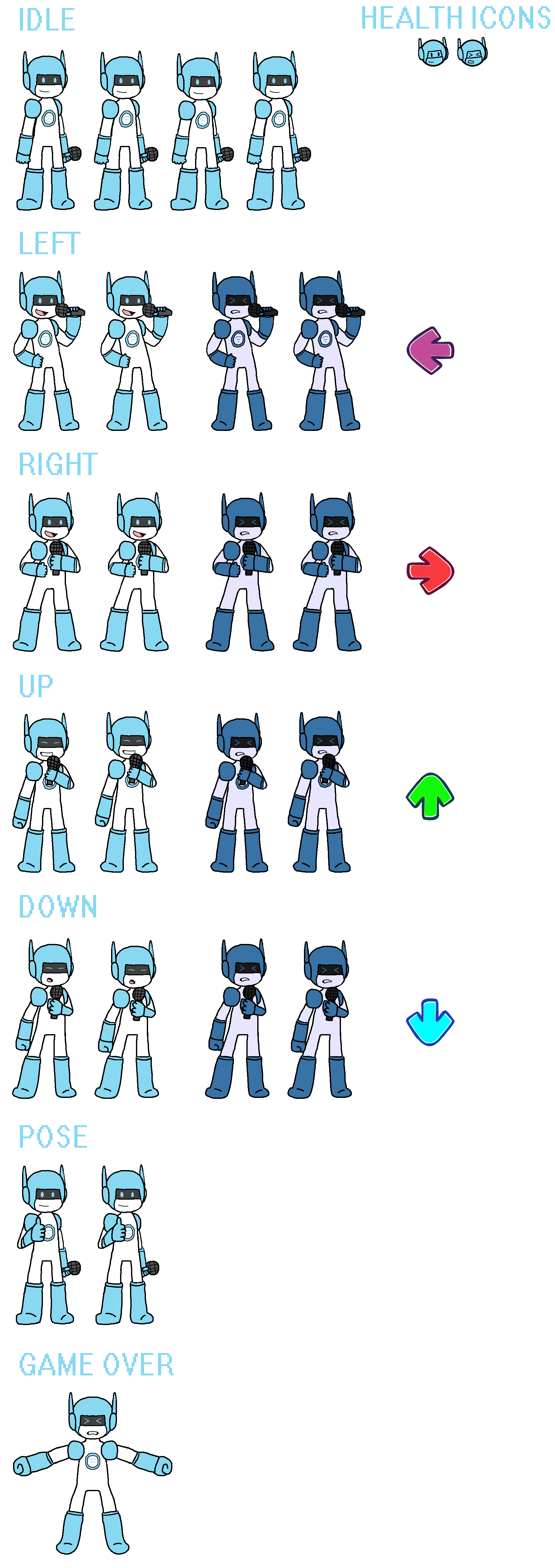 Sonic.EXE (NetNavi) FNF Sprites by kaithehedgefox10 on DeviantArt