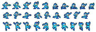 Megaman Expanded Shooting Sprites