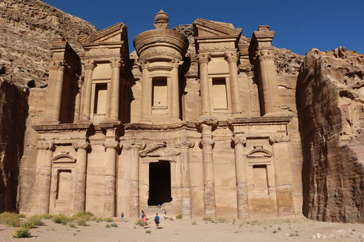 Monastery... Petra in Jordan