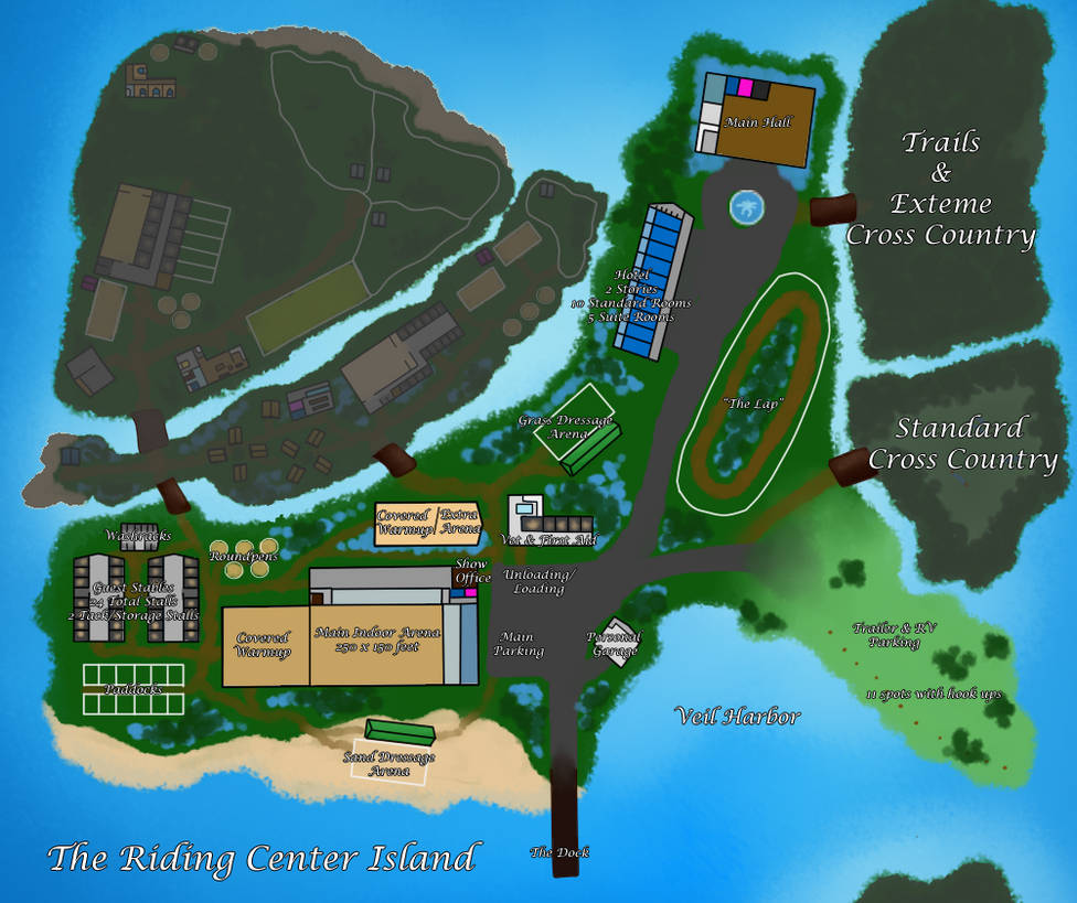 Key Riding Map Com - Close Up Maps - The Riding Center Island by kyraltre3 on DeviantArt