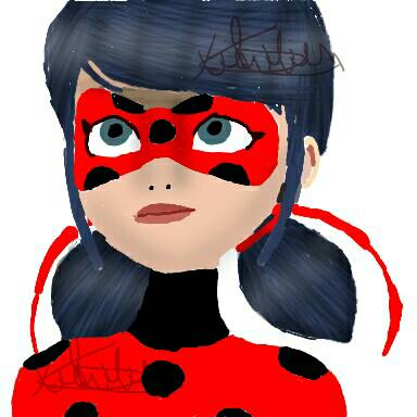 miraculous ladybug paint-ladybug traced painted