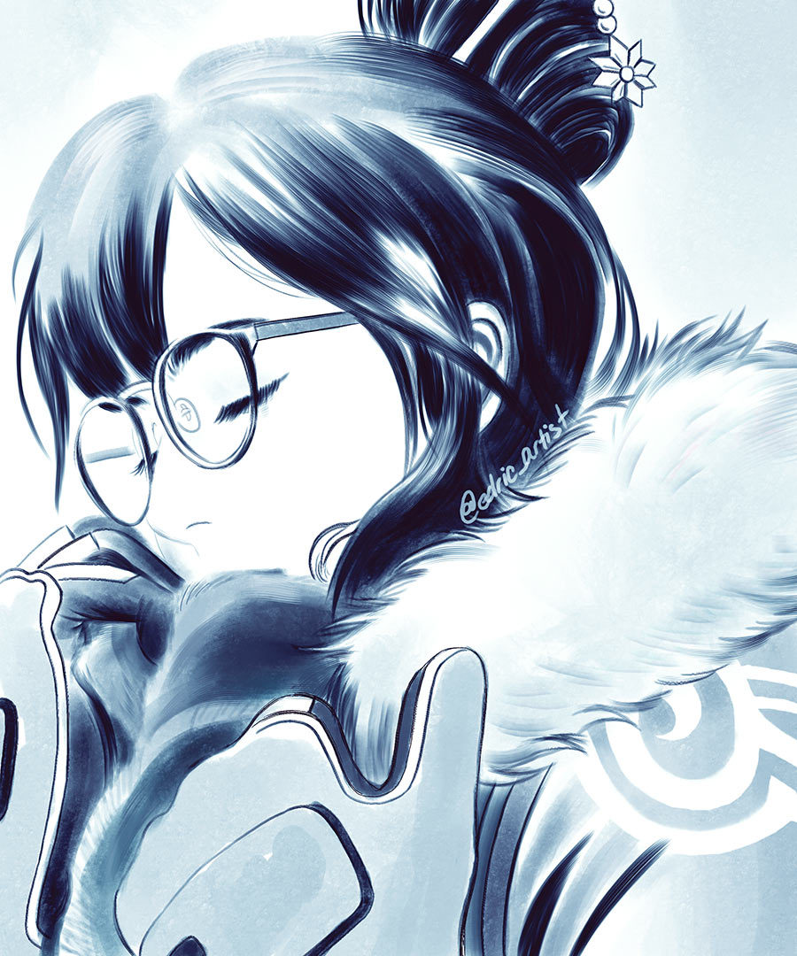 Inktober Mei's Scarf by luffie