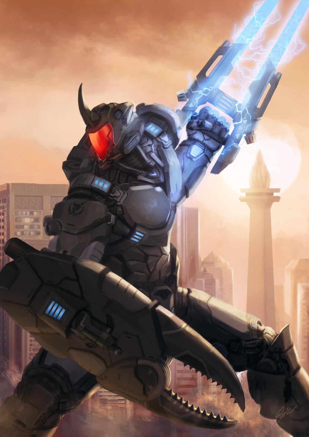 Pacific Rim - Beetle Guard by luffie on DeviantArt