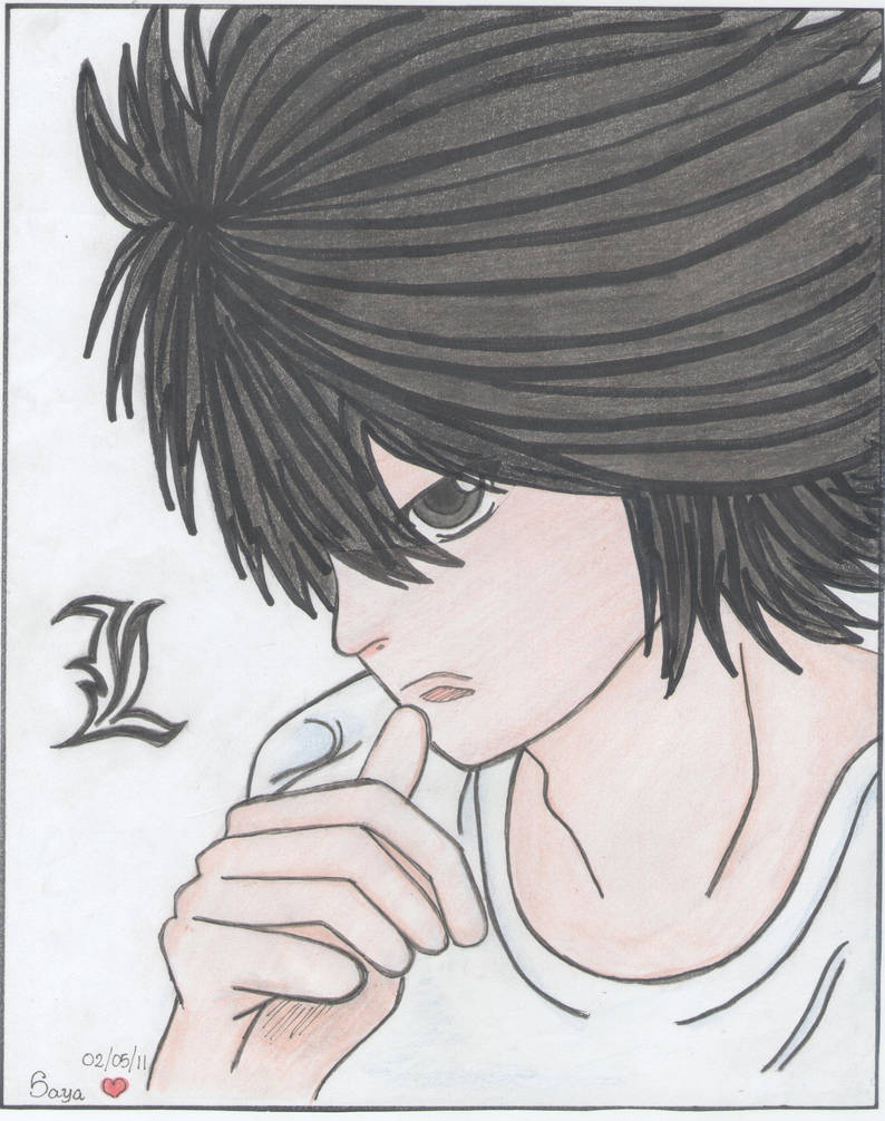 Deviantart La Note L (Death Note) by Saya-07 on DeviantArt