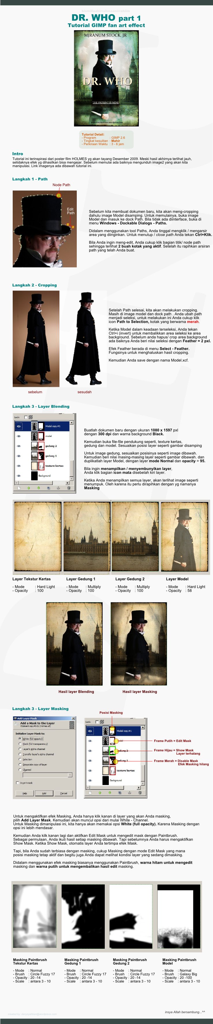 DR.WHO - Tutorial GIMP part1