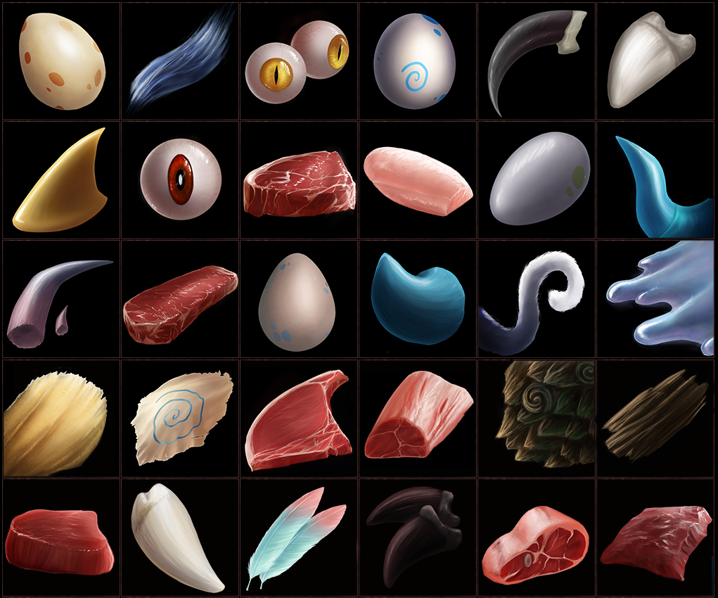 Luminare Saga Alchemy Icons by ShadowDragon22