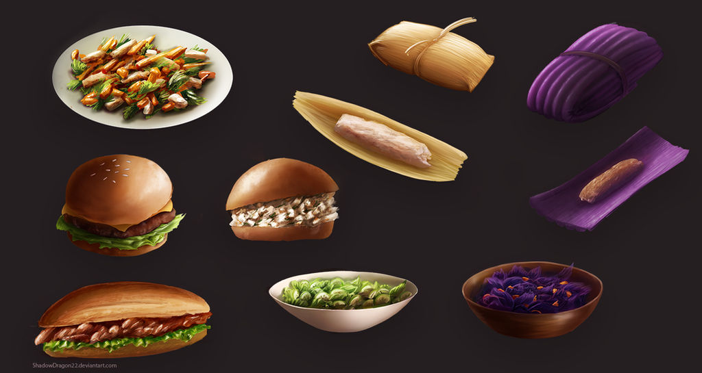 Luminare Saga Food Items by ShadowDragon22