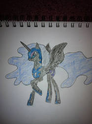 Drawing-Of-The-Day,10/16/12,Nightmare Moon