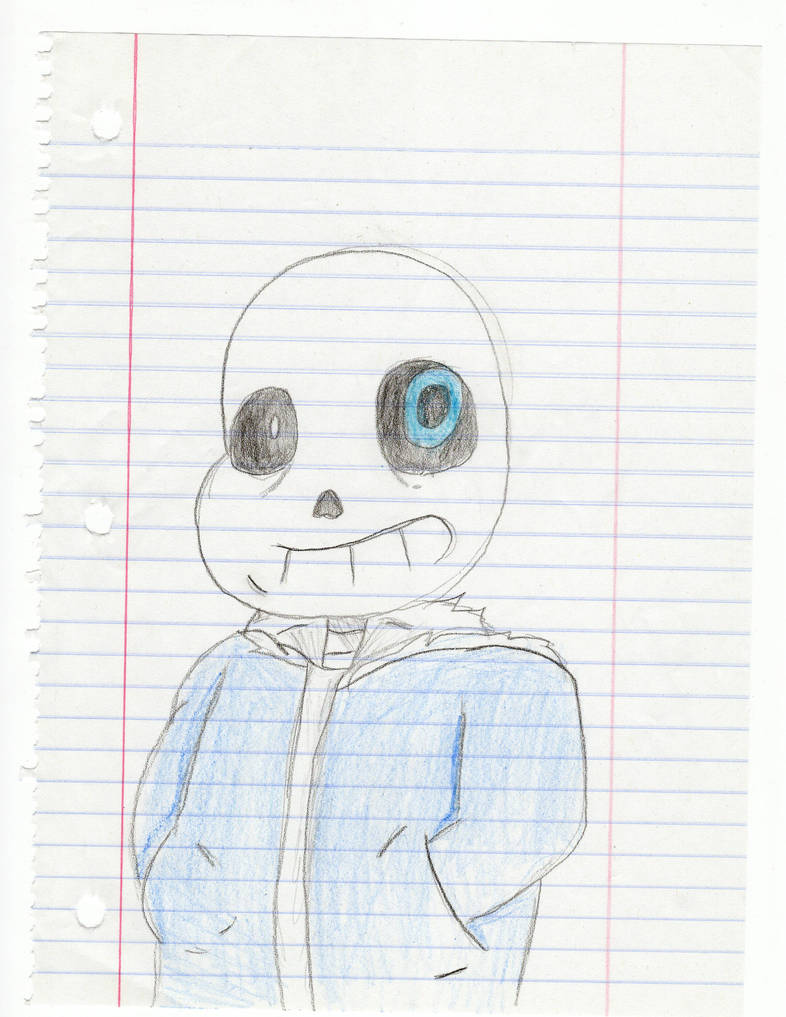 Sans with his eye glowing by Justexplosions on DeviantArt