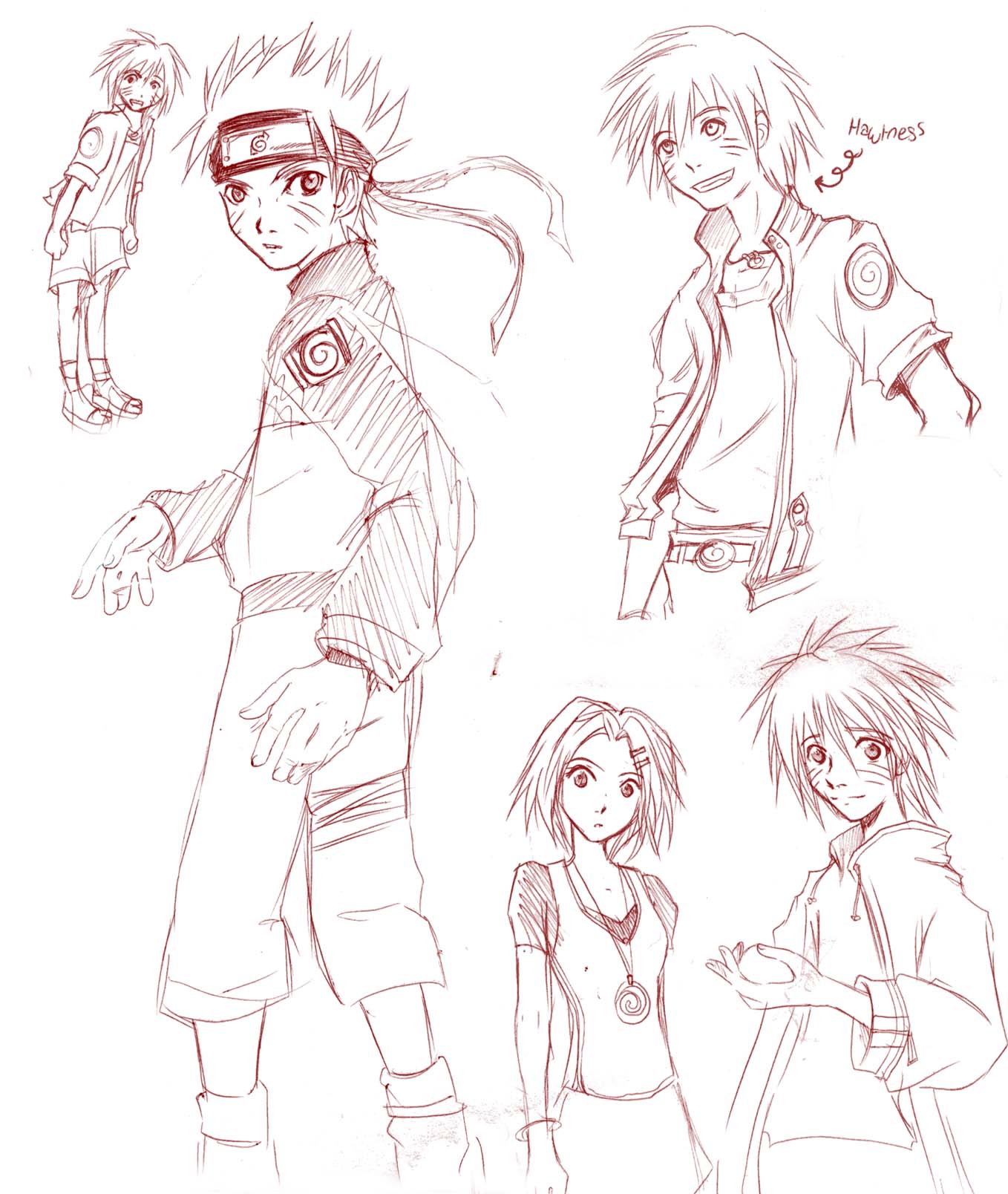 Naruto Sketches