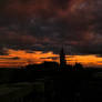 Sunset  at The University of Glasgow